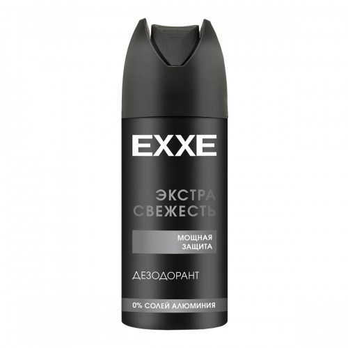 EXXE мужской дезодорант аэрозоль «ЭКСТРАСВЕЖЕСТЬ», 150 мл